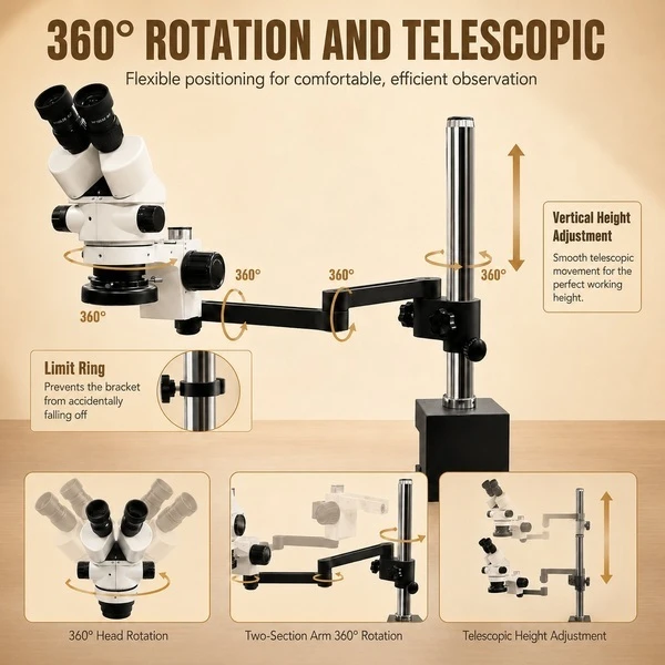 weighted-post-stereo-microscope-rotation-telescopic-arm weighted-post-stereo-microscope-rotation-telescopic-arm